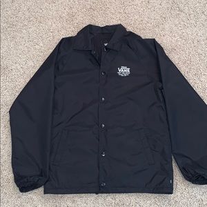 All black Vans windbreaker